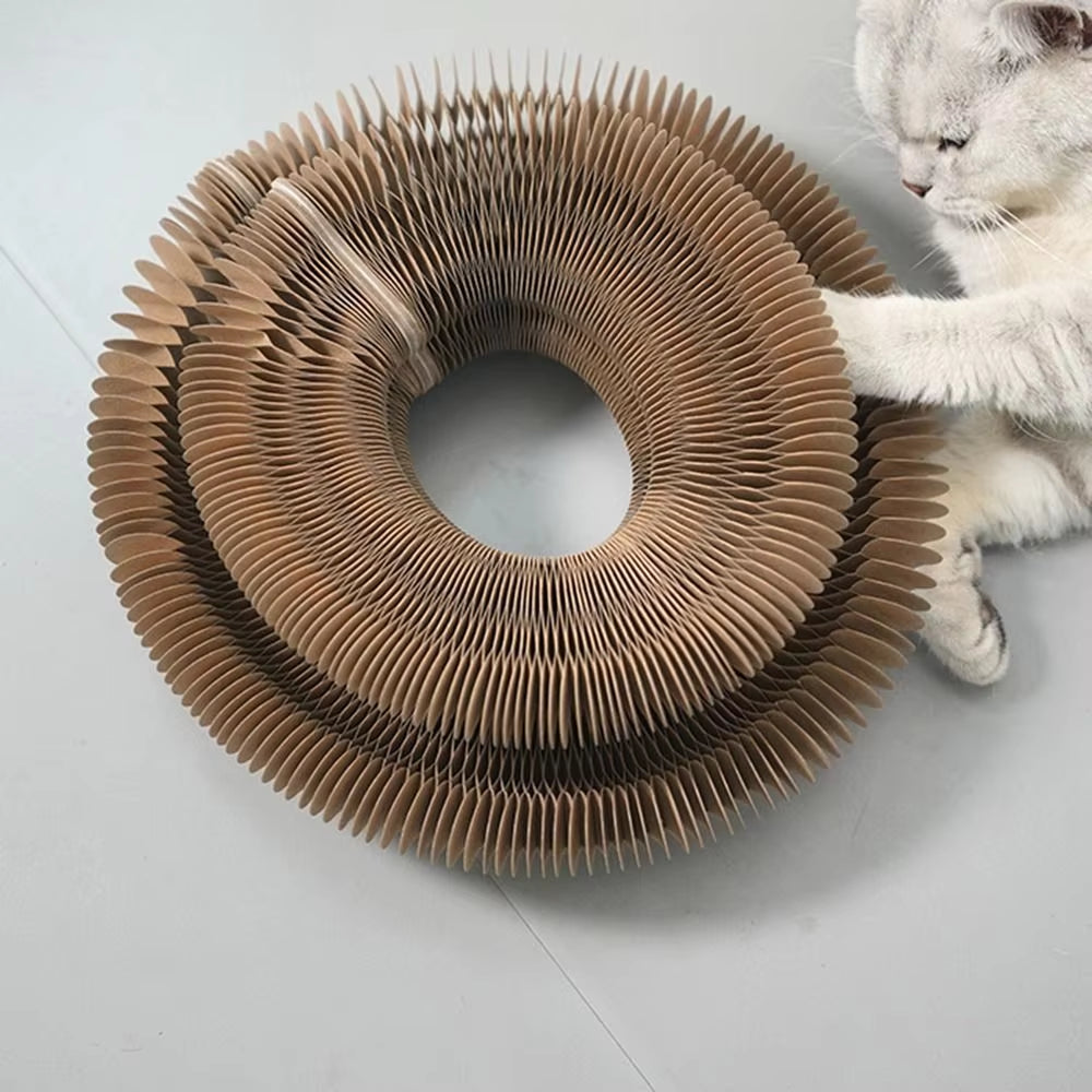Transformable Kitty Kurlz Cat Toy Wear-Resistant No Crumbs Cat Accordion Magic Organ Resistant to Scratching